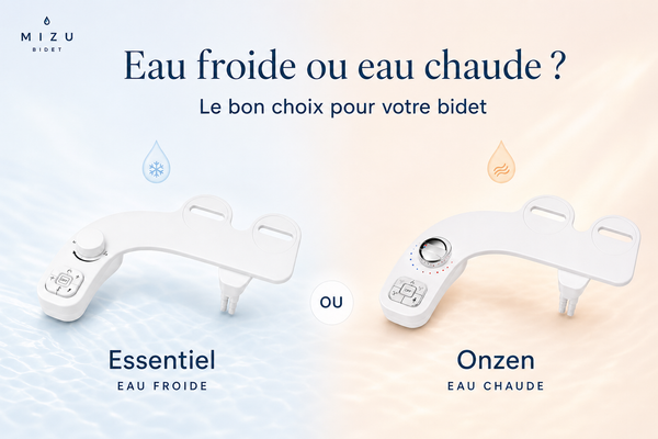 Bidet eau froide ou eau chaude : lequel choisir (et est-ce vraiment utile) ?
