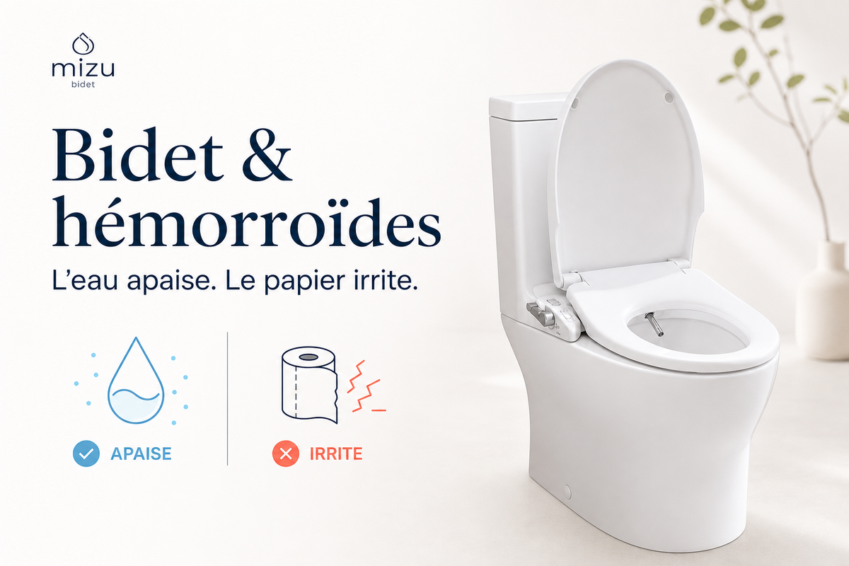 Bidet et hémorroïdes : pourquoi l'eau soulage (et le papier aggrave)