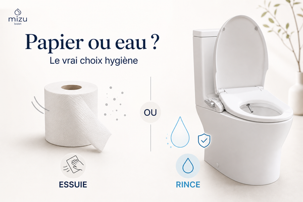 Papier toilette ou eau : que dit vraiment l'hygiène ?