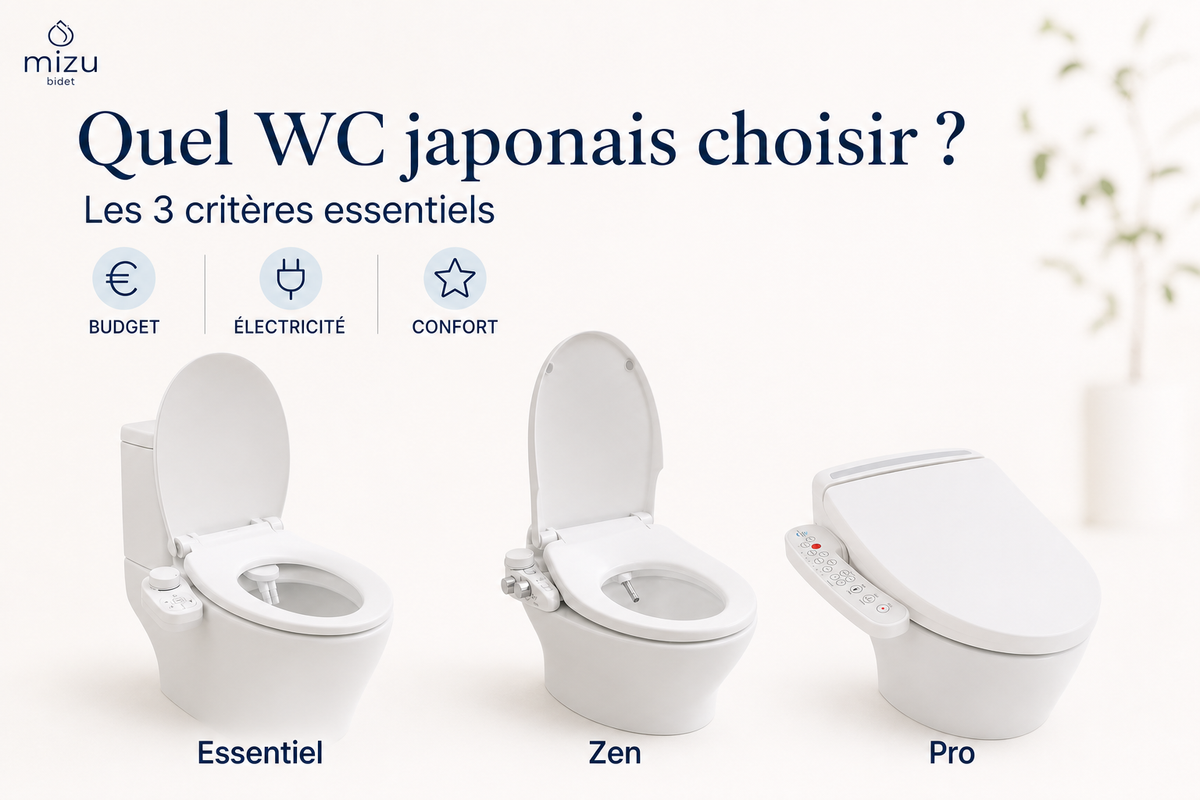 Quel WC japonais choisir ? Les critères qui comptent vraiment