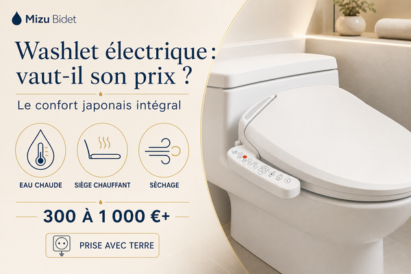 Abattant WC japonais électrique : le washlet vaut-il vraiment son prix ?