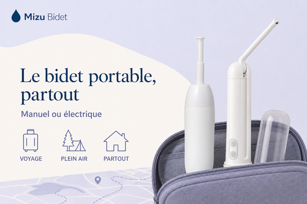 Bidet portable : l'hygiène à l'eau partout, même là où il n'y a rien