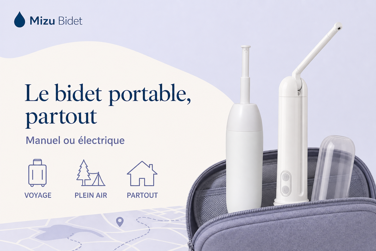 Bidet portable : l'hygiène à l'eau partout, même là où il n'y a rien