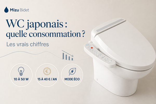 Un WC japonais fait-il grimper la facture d'électricité ? Les vrais chiffres