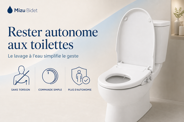WC japonais et perte d'autonomie : rester indépendant aux toilettes