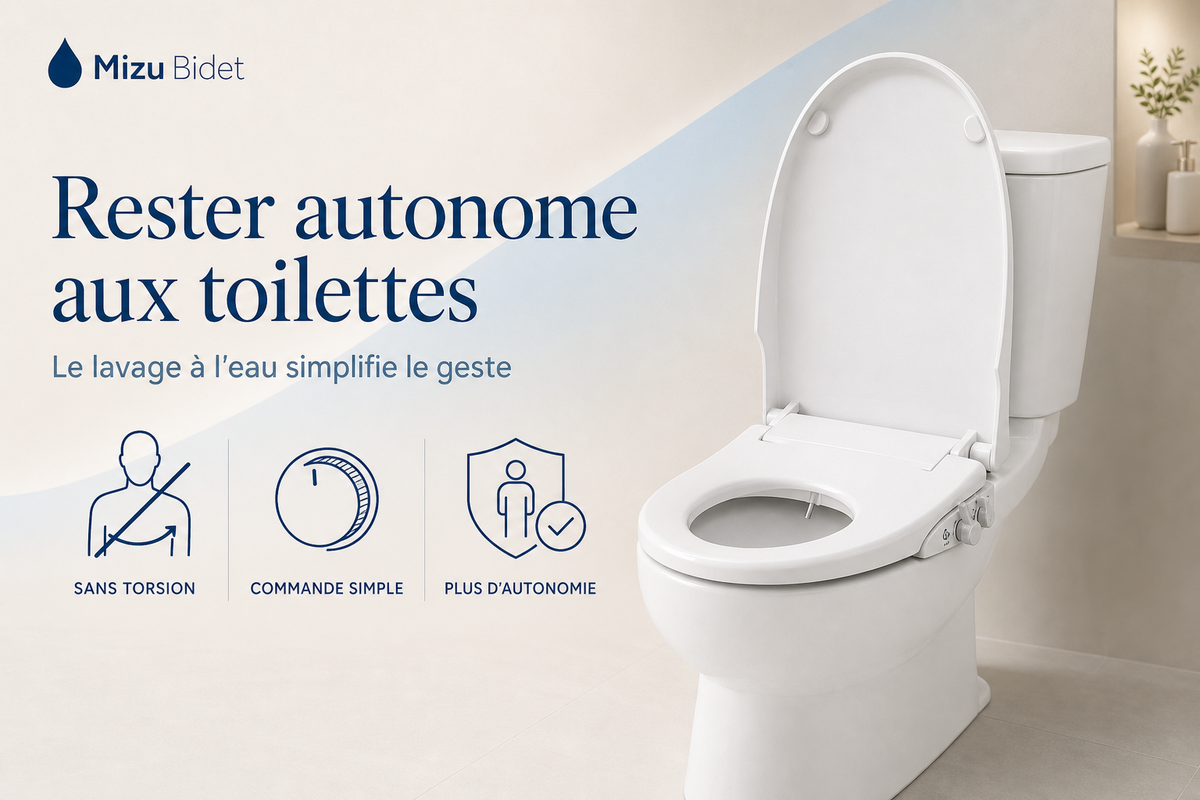 WC japonais et perte d'autonomie : rester indépendant aux toilettes
