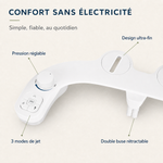 Caractéristiques du kit bidet japonais Mizu Essentiel eau froide